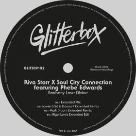 Riva Starr, Soul City Connection, Phebe Edwards - Brotherly Love Divine [Glitterbox Recordings]