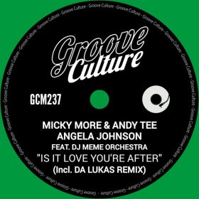 Micky More & Andy Tee, Angela Johnson, Dj Meme - Is It Love You're After (Incl. Da Lukas Remix) [Groove Culture]