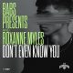 Babs Presents, Roxanne Myles - Don't Even Know You [Househead London]