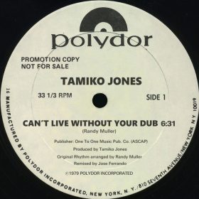Tamiko Jones - Can't Live Without Your Dub (Jose Ferrando Remix) [bandcamp]